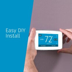 Emerson White Smart Thermostat with Wi-Fi Compatibility