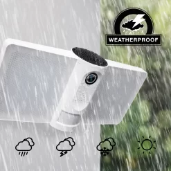 Geeni Geeni floodlight camera Outdoor 1-Camera Hardwired Floodlight Micro Sd Security Camera System