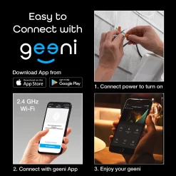 Geeni Geeni floodlight camera Outdoor 1-Camera Hardwired Floodlight Micro Sd Security Camera System