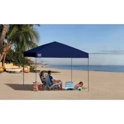 ShelterLogic Expedition Straight Leg 10 ft x 10 ft Pop-Up Canopy Tent - Blue Dark 01