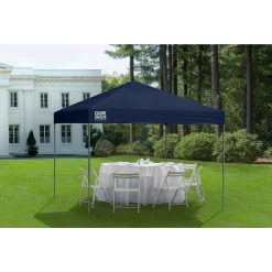 ShelterLogic Expedition Straight Leg 10 ft x 10 ft Pop-Up Canopy Tent - Blue Dark 01