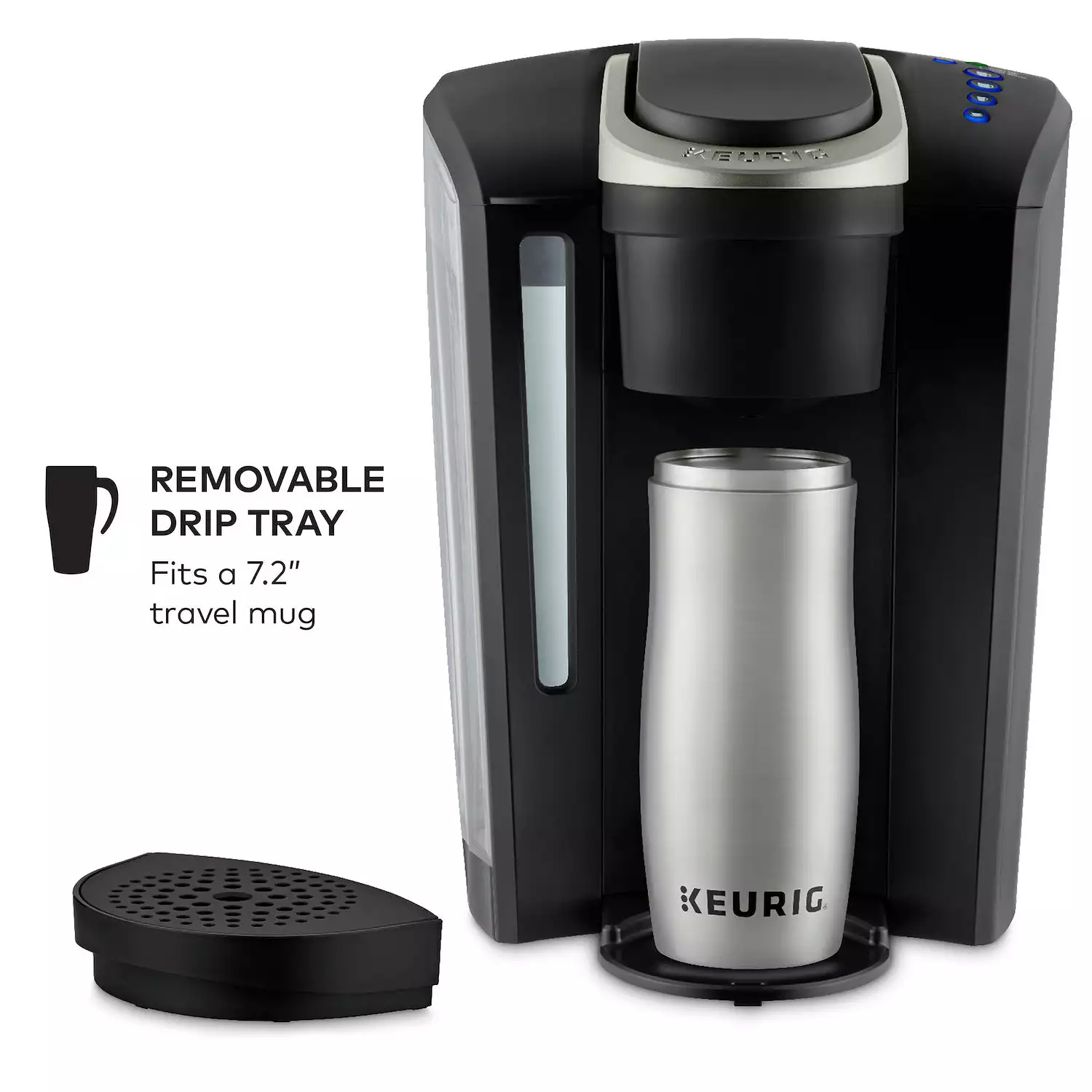 Keurig K-Select Single-Serve K-Cup Pod Coffee Maker with Strength Control - Graphite