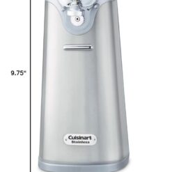 Cuisinart SCO-60 Deluxe Electric Can Opener, Quality-Engineered Motor System Allows you to Open Any Size Can, Stainless Steel