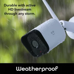 Geeni Hawk 3 Indoor/Outdoor 2-Camera Plug-in Micro Sd Security Camera System