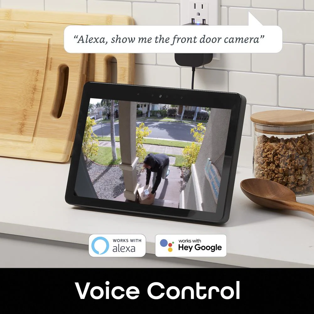 Geeni Hawk 3 Indoor/Outdoor 2-Camera Plug-in Micro Sd Security Camera System