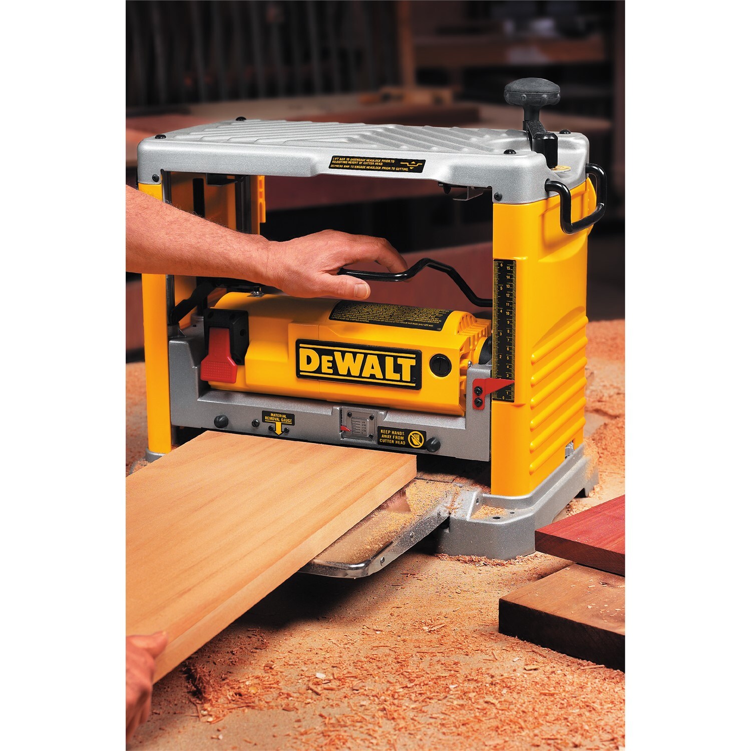 DEWALT 12.5-in W 15-Amp Benchtop Planer - Image 14