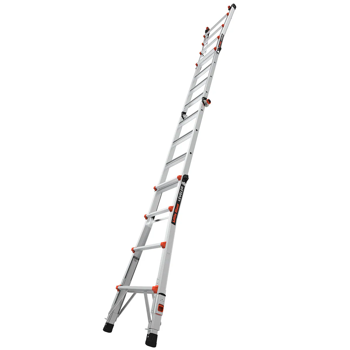 Little Giant Ladders Leveler M17 with Leg Levelers 18-ft Reach Type 1aa- 375-lb Load Capacity Telescoping Multi-Position Ladder