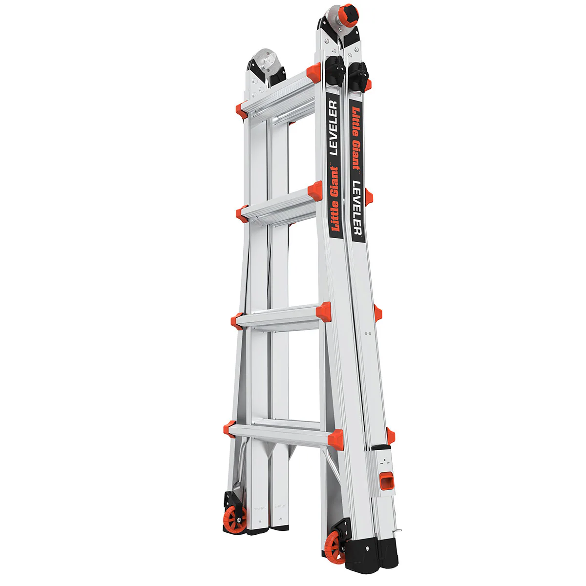 Little Giant Ladders Leveler M17 with Leg Levelers 18-ft Reach Type 1aa- 375-lb Load Capacity Telescoping Multi-Position Ladder