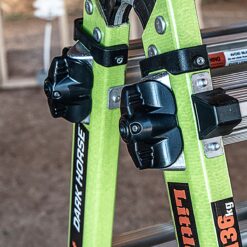 Little Giant Ladders Dark Horse 2 M17 18-ft Reach Type 1a- 300-lb Load Capacity Telescoping Multi-Position Ladder