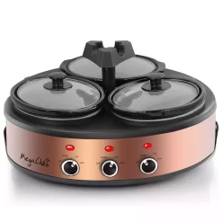 MegaChef 1.5-qt. Triple Slow Cooker & Buffet Server