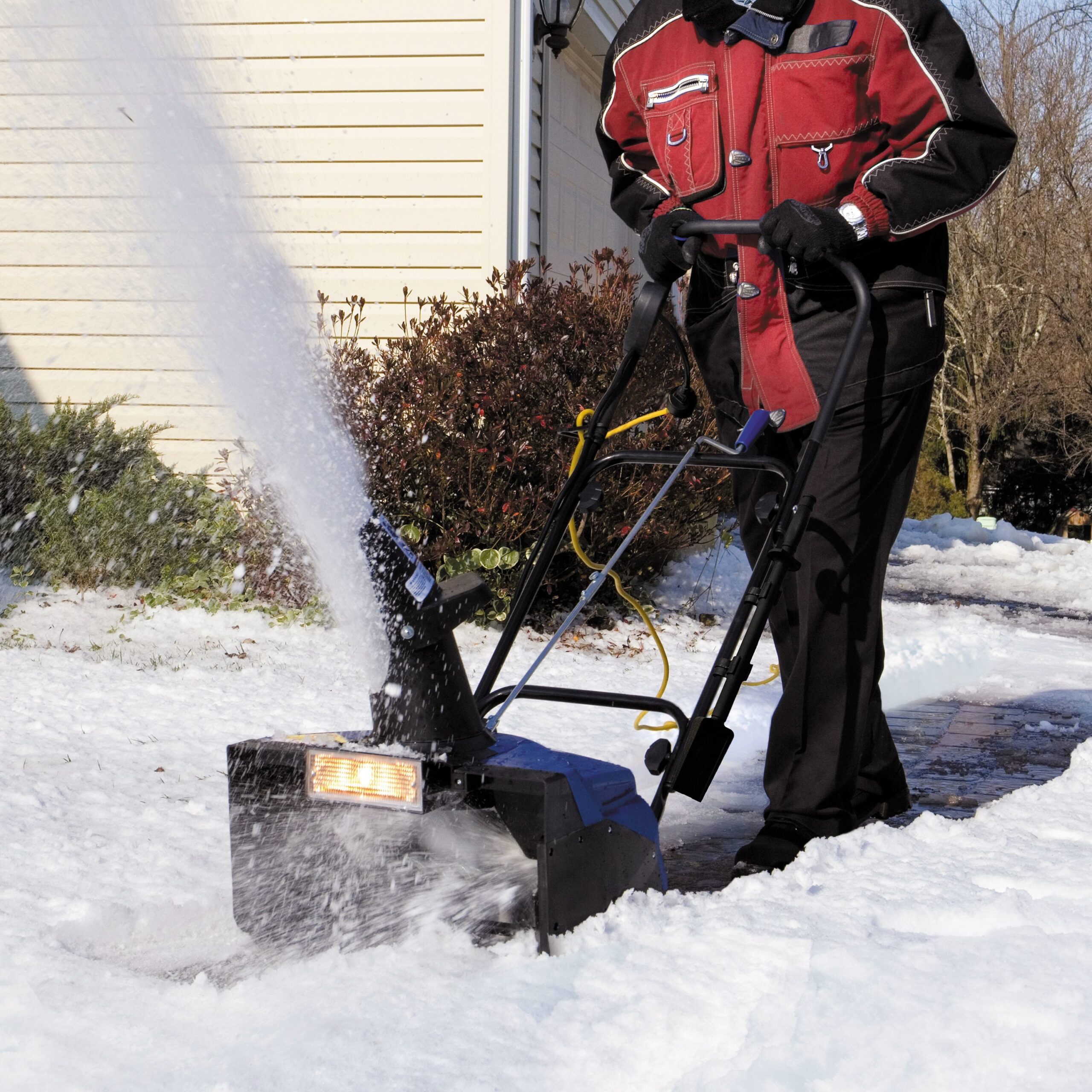 Snow Joe SJ623E 18-in Single-stage Push with Auger Assistance Electric Snow Blower