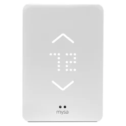 Mysa White Thermostat For Electric Baseboard Heaters with Wi-Fi Compatibility