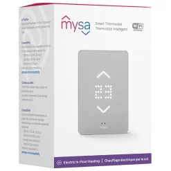 Mysa White Thermostat For In-floor Heating with Wi-Fi Compatibility