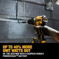 DEWALT 20V MAX XR Brushless 4-Tool Combo Kit with POWERSTACK Compact Battery, 5.0Ah Battery, Charger and Tool Bag