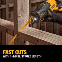 DEWALT 20V MAX XR Brushless 4-Tool Combo Kit with POWERSTACK Compact Battery, 5.0Ah Battery, Charger and Tool Bag