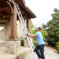 Cosco 20918T1ASE 18-ft Reach Type 1A-300-lb Load Capacity Multi-Position Ladder