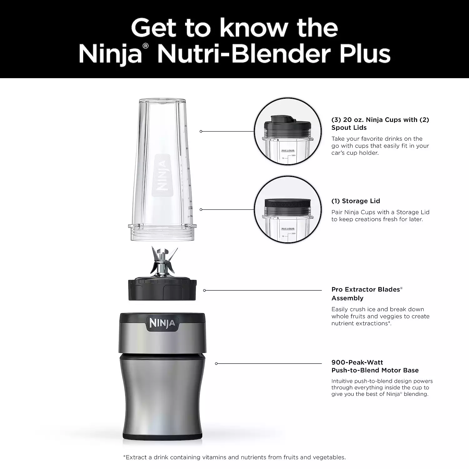 Ninja Nutri-Blender Plus Personal Blender
