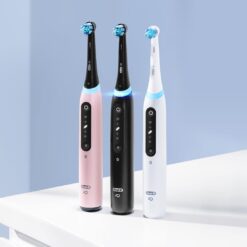 Oral-B iO Series 5 Rechargeable Electric Toothbrush with Visible Pressure Sensor to Protect Gums, Black