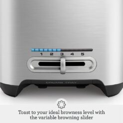 Breville Smart Toaster, 2-Slice, Brushed Aluminum