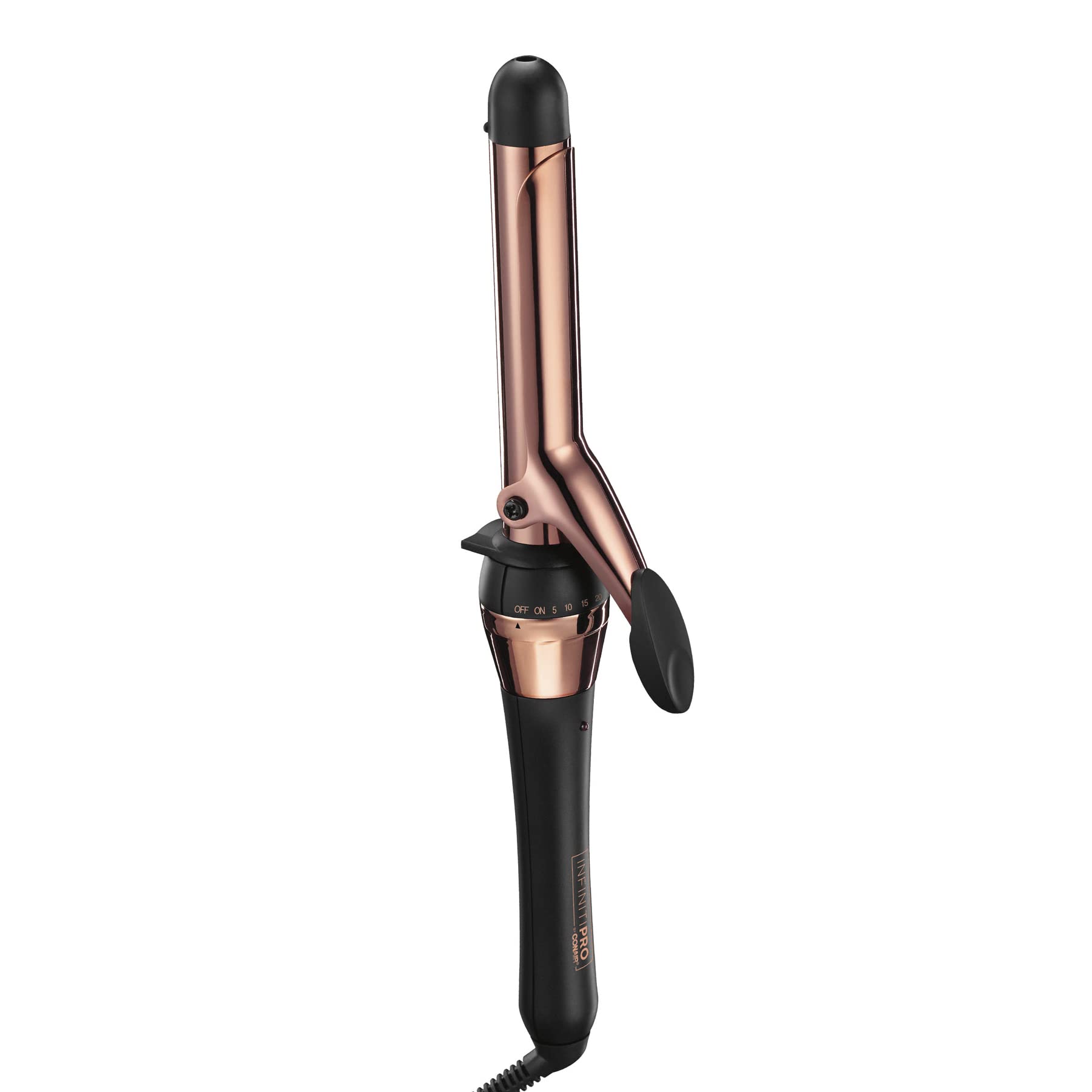 CONAIR INFINITIPRO Rose Gold Titanium 1-Inch Curling Iron, 1-inch barrel produces classic curls
