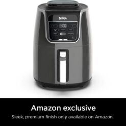 Ninja Air Fryer XL, 5.5 Qt. Capacity that can Air Fry, Air Roast, Bake, Reheat & Dehydrate, Grey, AF150AMZ
