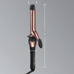 CONAIR INFINITIPRO Rose Gold Titanium 1-Inch Curling Iron, 1-inch barrel produces classic curls