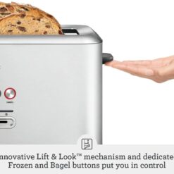 Breville Bit More Toaster 4 Slice BTA730XL, Brushed Stainless Steel