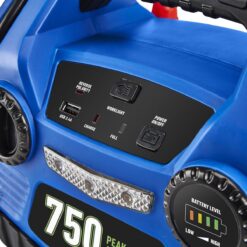 CEN-TECH 750 Peak Amp Portable Car Battery Jump Starter and Power Pack