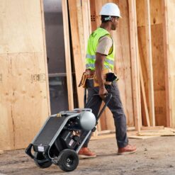 FORTRESS 5 Gallon, 225 PSI High Performance Oil-Free Wheeled Jobsite Air Compressor