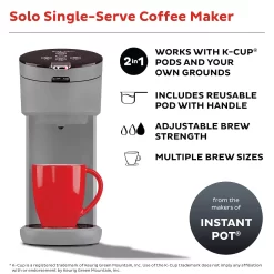 Instant Pot Solo Single-Serve 2-in-1 Coffee Maker