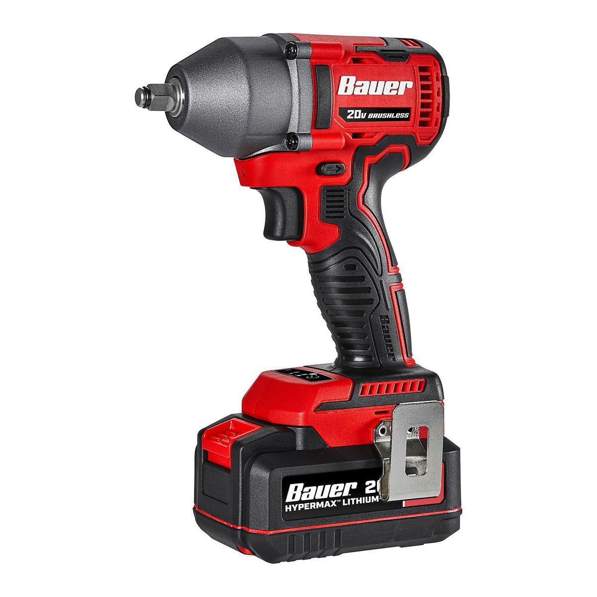 BAUER 20V Brushless Cordless 3/8 in. 3-Speed Impact Wrench, Tool Only