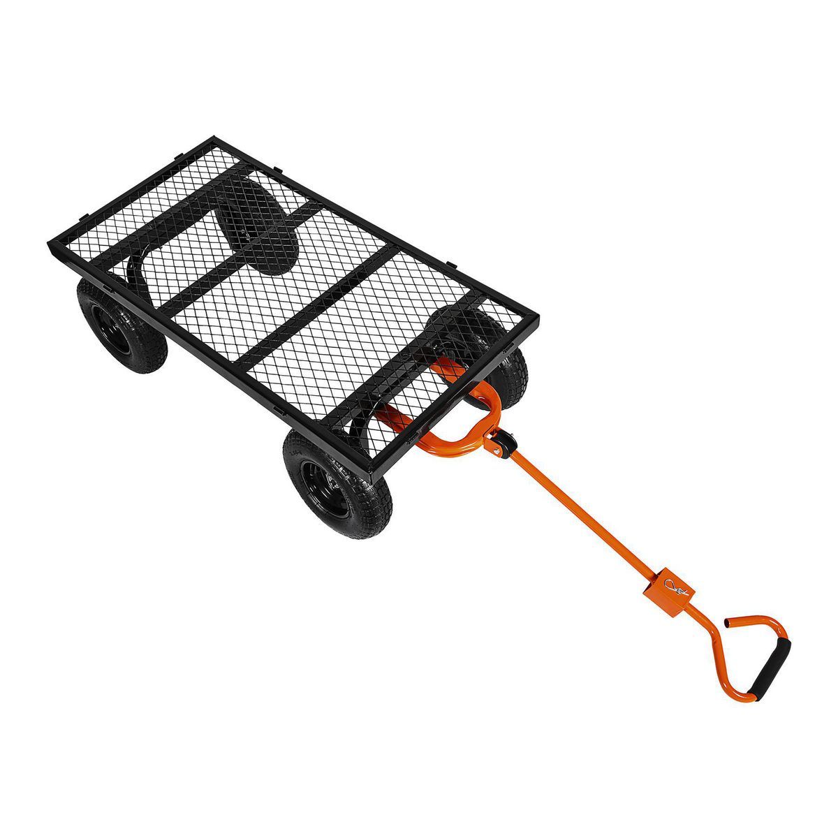 HFT 1200 lb. Capacity Steel Utility Cart with Removable Sides