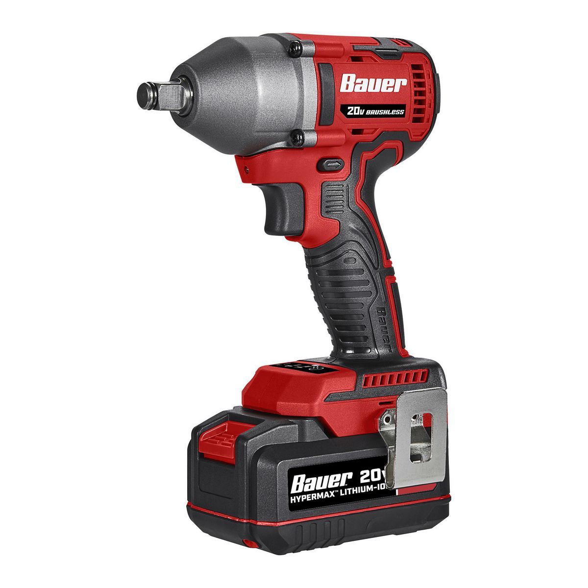 BAUER 20V Brushless Cordless 1/2 in. 3-Speed Impact Wrench - Tool Only