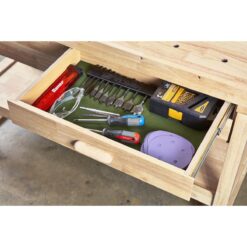 YUKON 60 in., 3-Drawer Hardwood Workbench