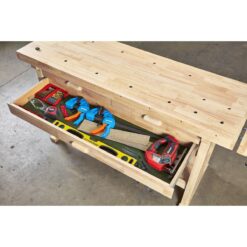 YUKON 60 in., 3-Drawer Hardwood Workbench