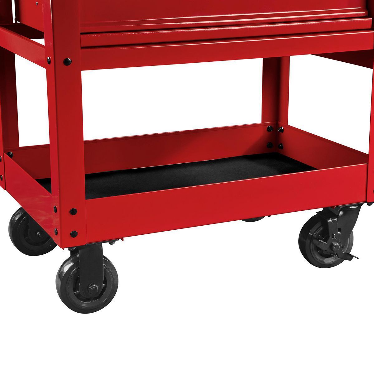 U.S. GENERAL 30 in., 5-Drawer Mechanics Cart, Red