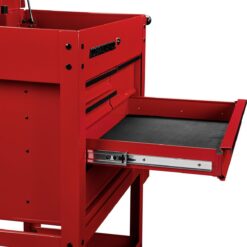 U.S. GENERAL 30 in., 5-Drawer Mechanics Cart, Red