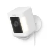 Ring Spotlight Cam Plus, Plug-In - Smart Security Video Camera with 2 Motion-Activated LED Spotlights, 2-Way Talk, Color Night Vision, White