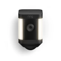 Ring Spotlight Cam Plus, Battery-operated - Smart Security Video Camera with 2 Motion-Activated LED Spotlights, 2-Way Talk, Color Night Vision, Black