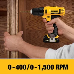 DEWALT DCD710S2 12-volt Max 3/8-in Keyless Cordless Drill (2-Batteries Included, Charger Included and Soft Bag included)