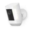 Ring Spotlight Cam Pro, Battery - Smart Security Video Camera with 2 Motion-Activated LED Spotlights, Dual Band Wifi, 3D Motion Detection, White