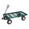 ONE STOP GARDENS 1000 lb. Capacity Mesh Deck Steel Wagon