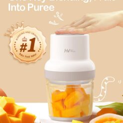 HEYVALUE Baby Food Maker, HEYVALUE 13-in-1 Baby Food Processor Set for Baby Food (Gray)