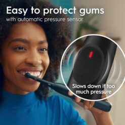Oral-B iO Series 2 Rechargeable Electric Powered Toothbrush Starter Kit, Night Black with 2 Brush Heads