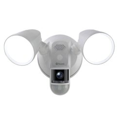 Swann 4K Floodlight Security Camera Outdoor 1-Camera Hardwired FloodlightMicro Sd (Included) Security Camera System