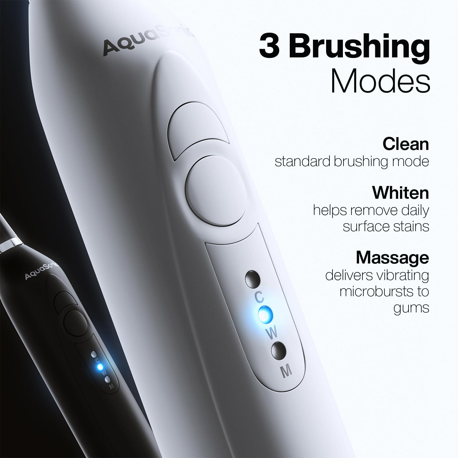 Aquasonic Duo Dual Handle Ultra Whitening 40,000 VPM Wireless Charging Electric ToothBrushes