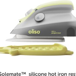 Oliso M3Pro Project Steam Iron with Solemate, 1000 Watt Ceramic Soleplate Steam Iron, Pistachio