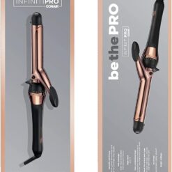 CONAIR INFINITIPRO Rose Gold Titanium 1-Inch Curling Iron, 1-inch barrel produces classic curls