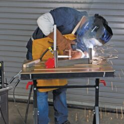 CHICAGO ELECTRIC Adjustable Steel Welding Table