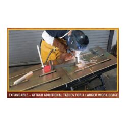 CHICAGO ELECTRIC Adjustable Steel Welding Table